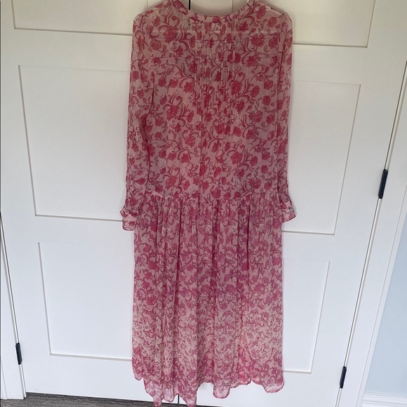 Free People Floral Pink Boho Dress - Picture 5 of 7